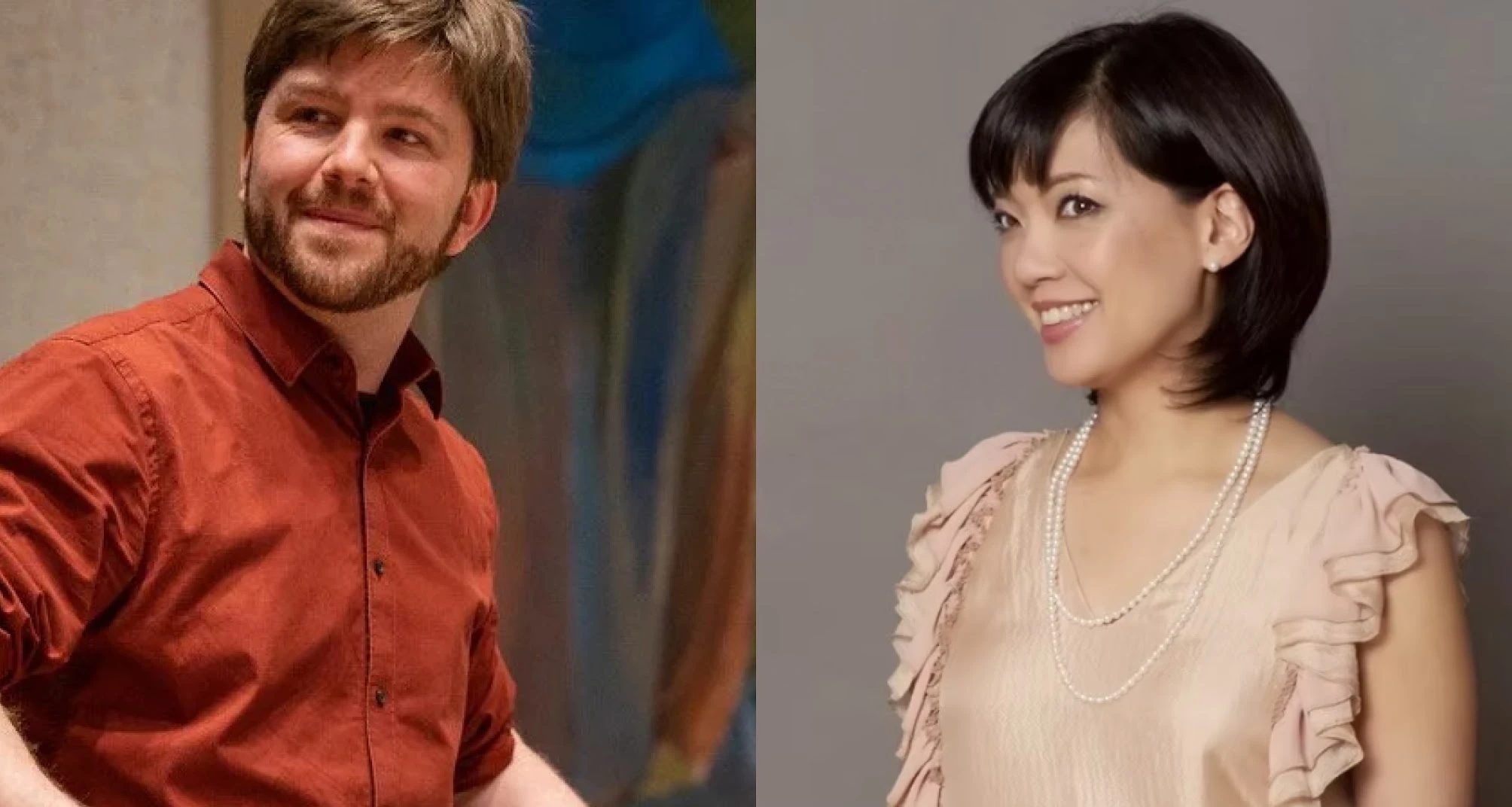 Yoshiko Masaki (Japani) urut, Manuel Leuenberger (Sveitsi) marimba.