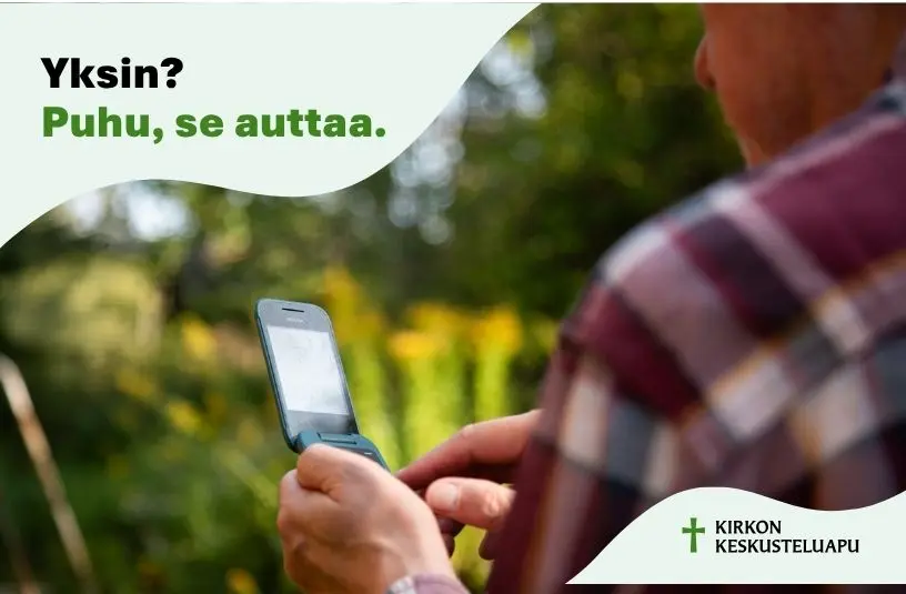 Kirkon keskusteluapu päivystää koko kesän