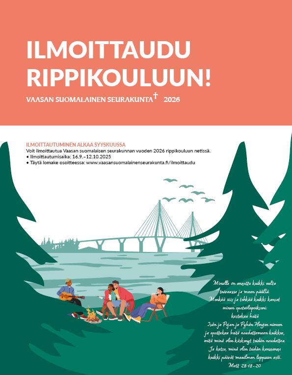 Rippikouluesitteen kansikuva.