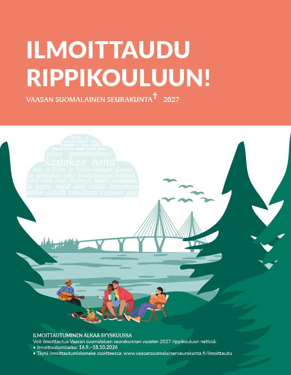 Rippikouluesitteen kansikuva.